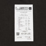 LQQKSTUDIO｜LSD TEE｜WASHED BLACK
