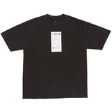 LQQKSTUDIO｜LSD TEE｜WASHED BLACK