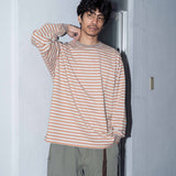 PORTANCE｜OG STRIPED L/S TEE｜BEIGE BD