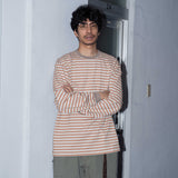 PORTANCE｜OG STRIPED L/S TEE｜BEIGE BD