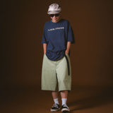 PORTANCE｜6P COL BAGGY SHORTS｜MELON