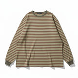 PORTANCE｜OG STRIPED L/S TEE｜OLIVE BD
