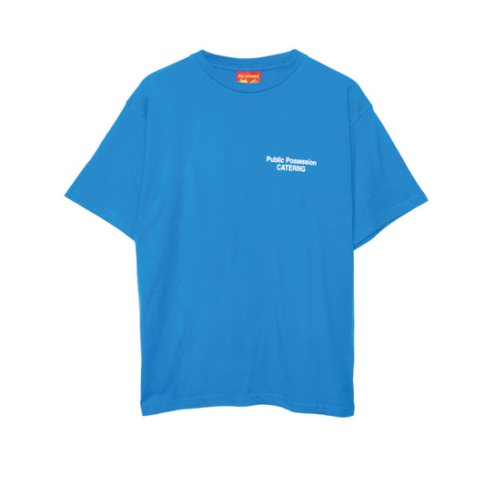 Public Possession｜P.P. Catering T-Shirts｜Blue Vintage Wash