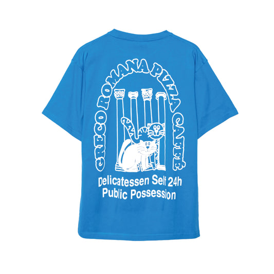 Public Possession｜P.P. Catering T-Shirts｜Blue Vintage Wash