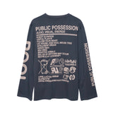 Public Possession｜Planet P.P. MIX Long Sleeve｜India Ink