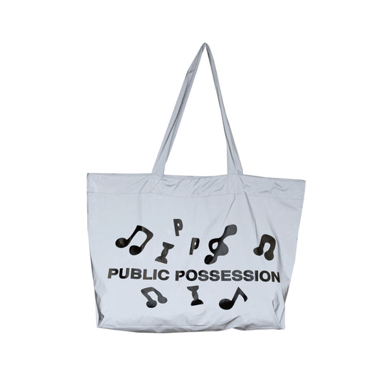 Public Possession｜E=MC2 Tote Bag｜Grey Reflector