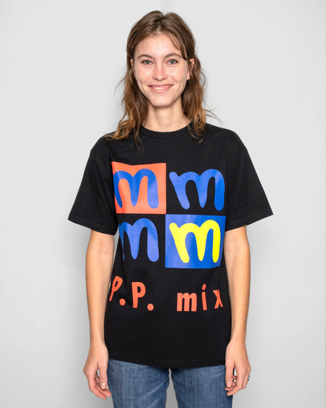 Public Possession｜P.P. Mix T-Shirt｜Black
