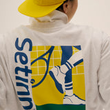 SETINN｜Poster Sweat｜ASH