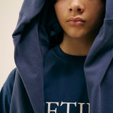 SETINN｜STN Resort Crew Sweat｜FADE NAVY