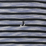 Whimsy｜Slub Knit Border Tee｜Blue