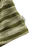 Whimsy｜Slub Knit Border Tee｜Khaki