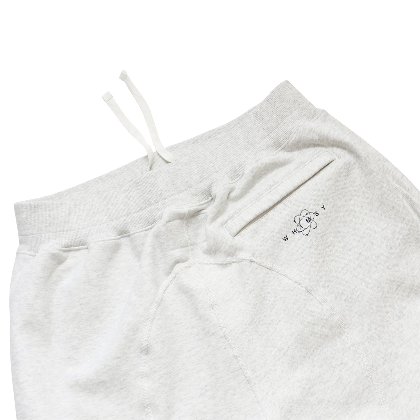 Whimsy｜STITCHED SWEAT PANT｜WHITE HEATHER