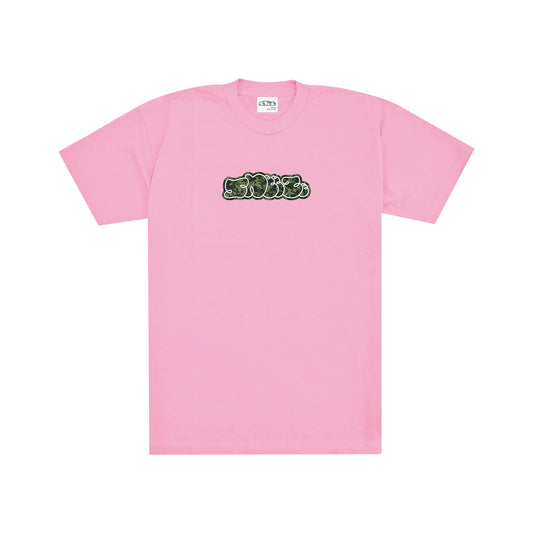 Sneeze Magazine｜Camo Logo T-SHIRTS｜PINK