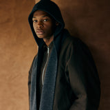 COMFORTABLEREASON｜Wool Hood Scarf｜CHARCOAL