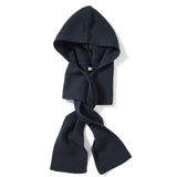 COMFORTABLEREASON｜Wool Hood Scarf｜ASH BLUE