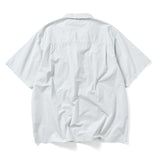 PORTANCE｜O/C STRIPE WORK SHIRT｜GREEN ST