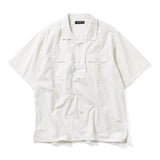 PORTANCE｜O/C STRIPE WORK SHIRT｜BEIGE ST