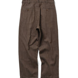 PORTANCE｜HEMP MIX SLACKS｜BROWN