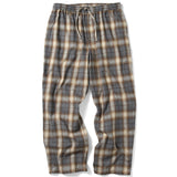 PORTANCE｜SHAGGY PLAID LOUNGE PT｜GRY CHK