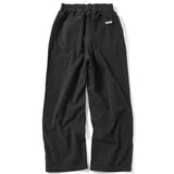COMFORTABLEREASON｜Grid Cord Slacks｜SMOG GREEN