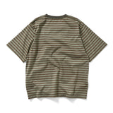 PORTANCE｜OG STRIPED S/S TEE｜OLIVE BD