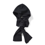 COMFORTABLEREASON｜Wool Hood Scarf｜CHARCOAL