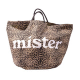 MISTER GREEN｜Large Round Tote / Grow Bag｜LEOPARD