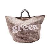 MISTER GREEN｜Large Round Tote / Grow Bag｜LEOPARD