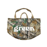 MISTER GREEN｜Large Round Tote / Grow Bag｜CAMO