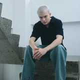 COMFORTABLE REASON｜Fade Straight Denim｜SAND BLUE