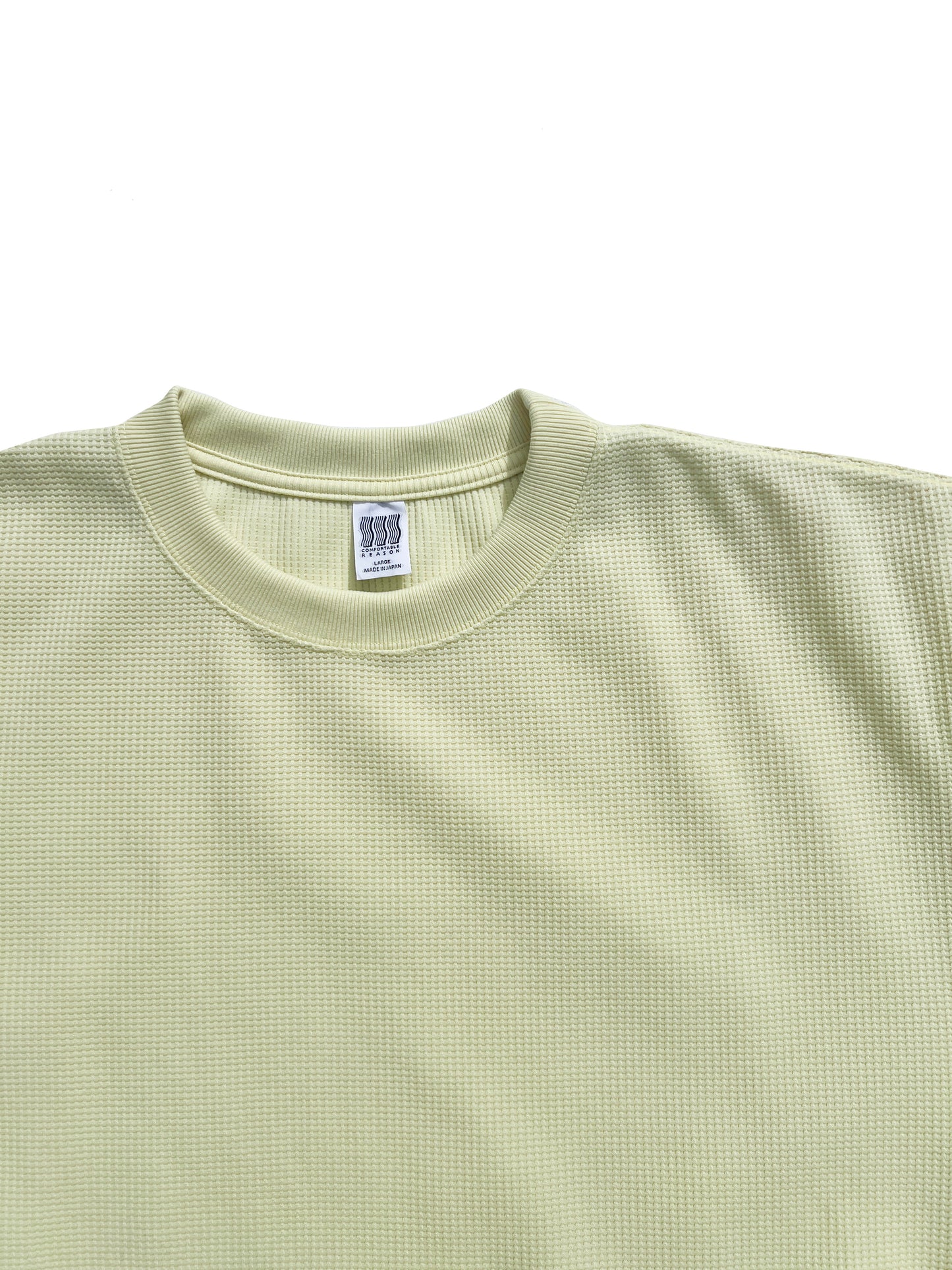 COMFORTABLE REASON｜Poly Waffle Sweat ｜LEMONADE