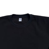 COMFORTABLE REASON｜Poly Waffle Sweat ｜BLACK