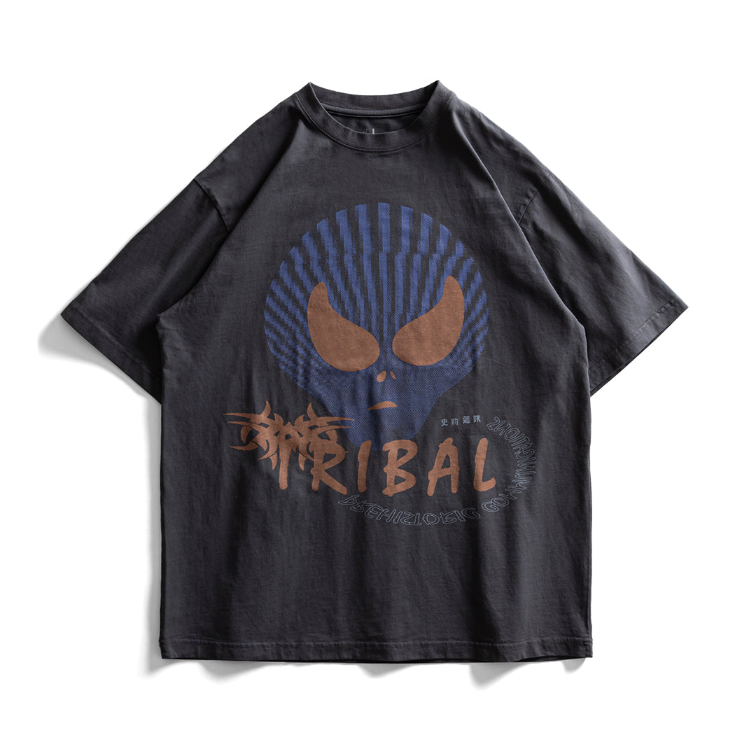 DeMarcoLab｜TRIBAL COMMUNICATION TEE (CHARCOAL)