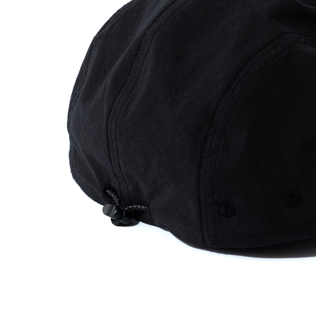 THINKTHING｜LONG BILL CAP "SQUEEZE FIT" -MIDNIGHT BLACK